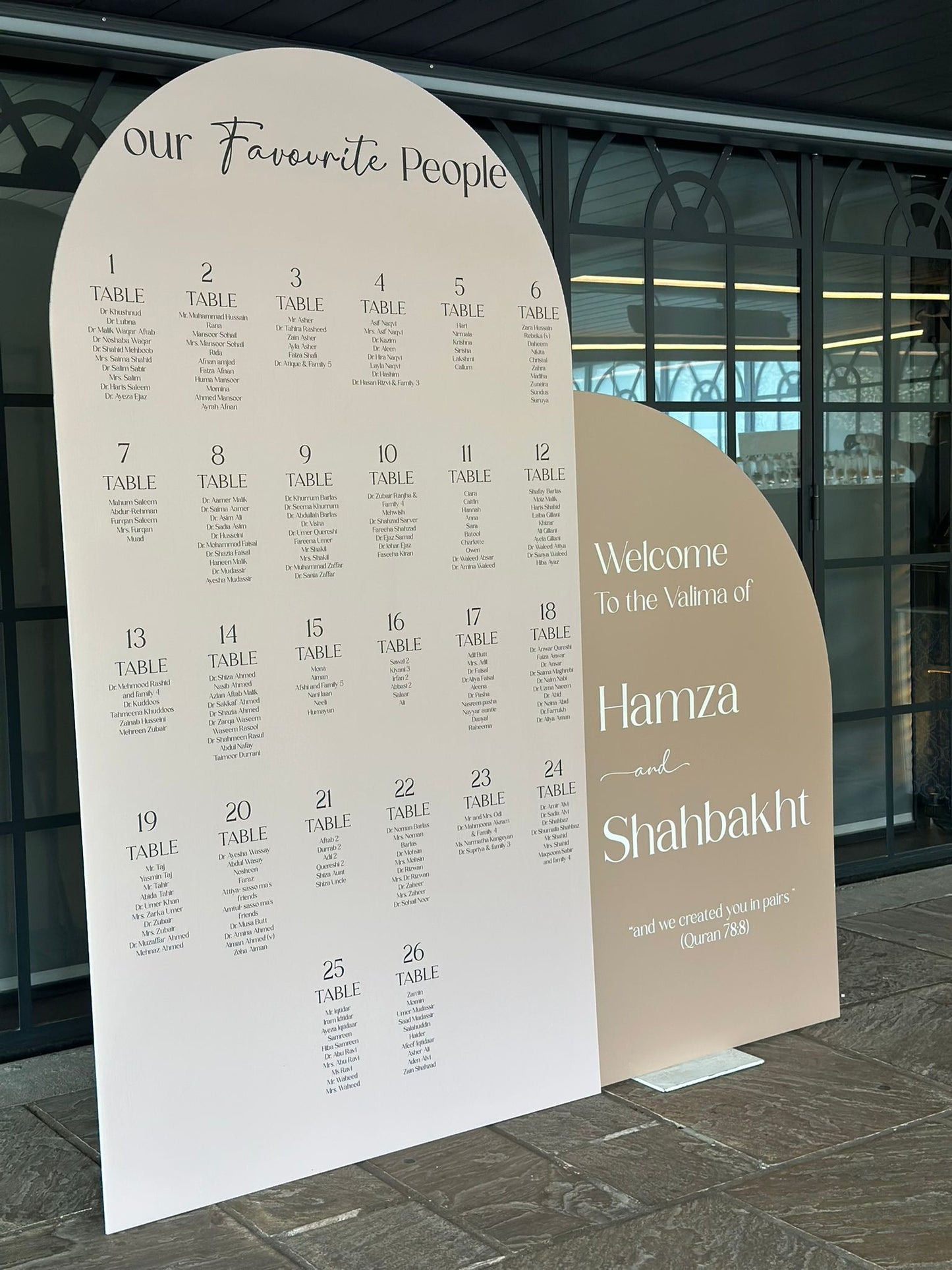 Seating Plan With Sailboard