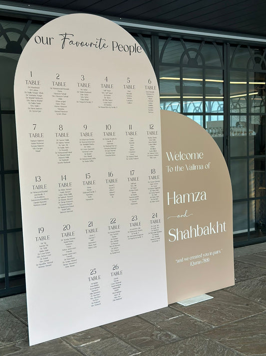 Seating Plan With Sailboard