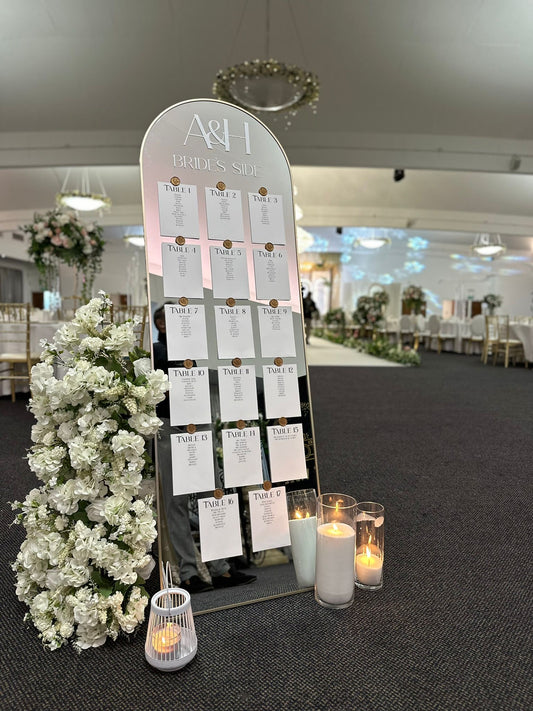 Mirrored Seating Plan
